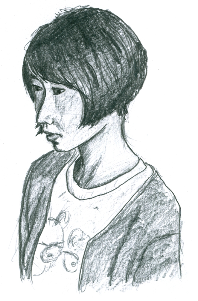 Portrait of girl in pencil, 11.11.15